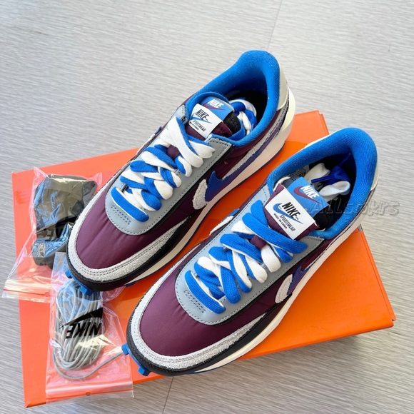 Nike LD Waffle x Sacai Undercover 🍇Night Maroon🍇 Limited edition Sneakers - Picture 2 of 4